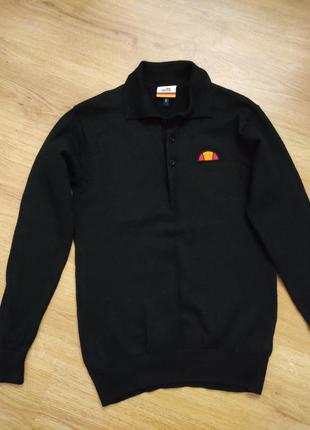 Свитер джемпер шерсть мериноса s ellesse