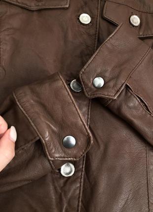 Куртка пиджак кожаный leonardo4 фото