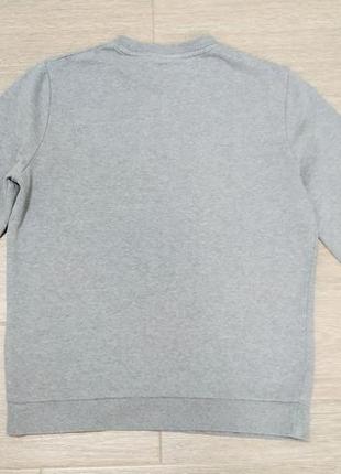 Серый теплый свитер/свитшот.осенний с начесом.2 фото