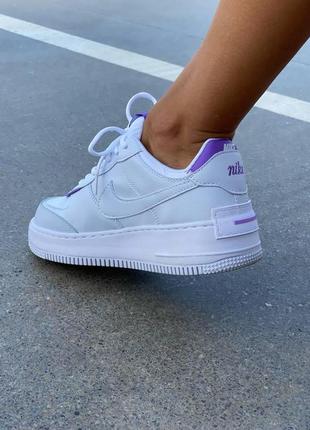 Жіночі кросівки nike air force 1 shadow white violet

женские кроссовки найк