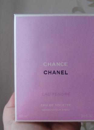 Скидка! chanel chance eau tendre туалетна вода 100 мл