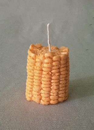 Свічка кукурудза - свіча - свечка кукуруза - свеча декоративная - свечи натуральные1 фото