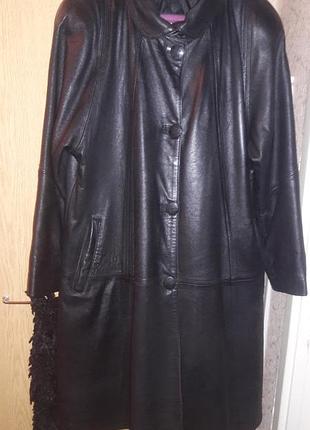 Пальто кожаное 48-50