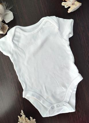 Базовий білий боді для немовлят 2 3 4 5 місяців george