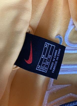 Nike дитяча олімпійка кофта на замку 5-6 років хлопчик для хлопчика жовта з великим лого логотипом дитяча для дитини вінтаж вінтажна найковські3 фото