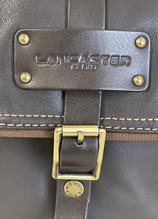 Кожаная сумка кроссбоди бренд lancaster оригинал6 фото