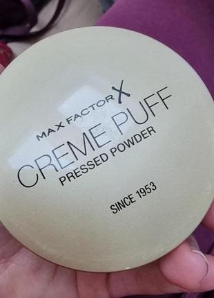 Max factor creme puff, пудра компакт3 фото