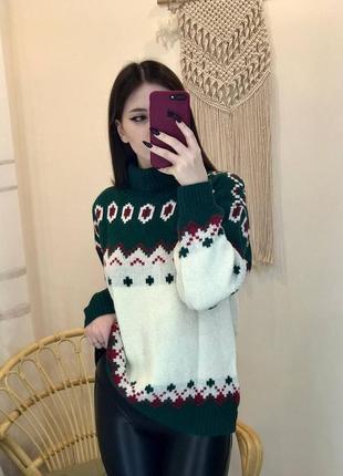 Вовняні зимові светри (2 кольори)
