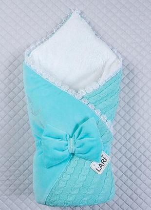 Конверт-ковдра  на виписку, в коляску/ліжечко для новонародженого