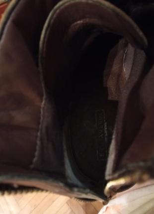 Бомбические демисезонные кожанные ботинки5 фото