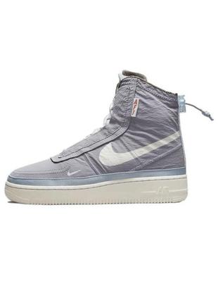 Зимові жіночі черевики nike air force 1 shell provence purple womens