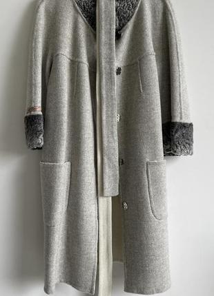 Пальто из альпаки р.м1 фото