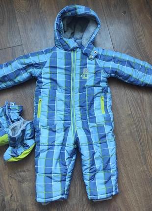 Комбінезон зимній дитячий chicco 74-80 р.