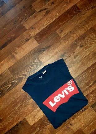 Мужская футболка levis с большым лого5 фото