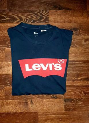 Мужская футболка levis с большым лого4 фото