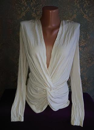 Женская блуза кофта кофточка с узлом блузка р.44/46 asos2 фото