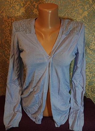 Женская красивая кофта с кружевом р.s/m джемпер пуловер свитер