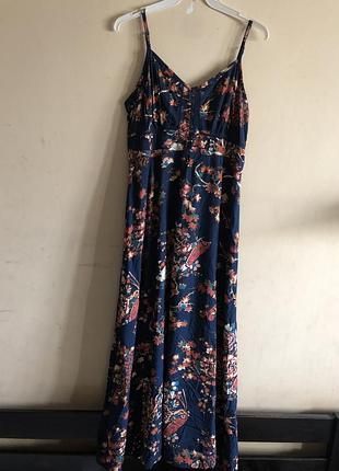 Сарафан вискоза макси indigo m&s