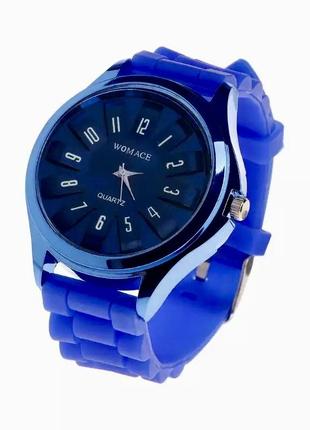 Стильные часы синие2 фото