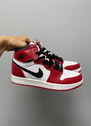 Жіночі високі шкіряні кросівки inflict independent hyperfuse nike air women shoes 1 retro relief og ‘chicago’🆕 найк джордан
