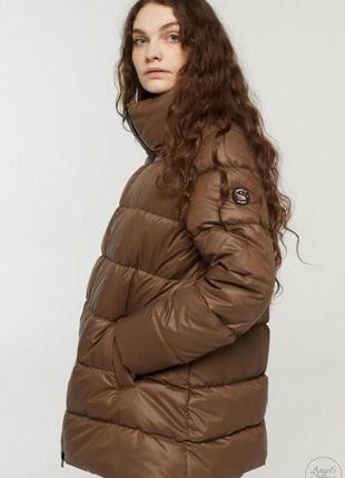 Зимняя куртка матовая женская пуховик6 фото