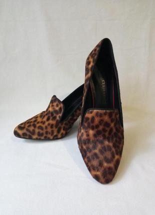 Туфли животный принт леопард