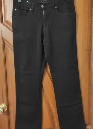 Чоловічі чорні джинси прямі р.48-509 фото
