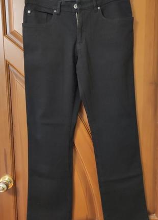 Чоловічі чорні джинси прямі р.48-507 фото