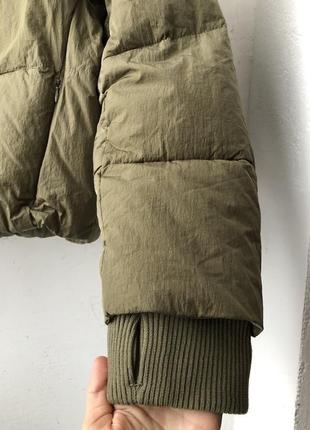 Водовідштовхуюча куртка на синтепоні zara - xs в наявності присутній капюшон,який захований в комір3 фото