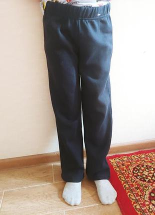 Спортивные штаны тёплые байковые 122/128 дл.72см