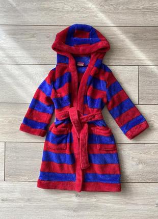 Плюшевий халат mini club розмір 3 - 4 роки