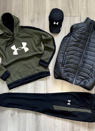 4в1 мужской спортивный трикотажный костюм under armour