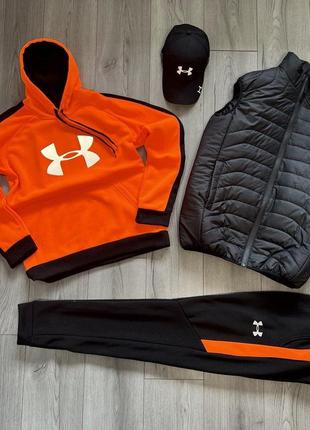 4в1 мужской спортивный трикотажный костюм under armour