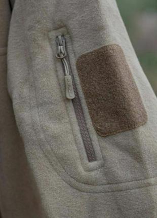 Фліска кофта военная бомбер ветровка на флисе військовий піджак5 фото