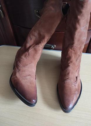 💙38💛 шкіряні черевики, чобітки mjus3 фото