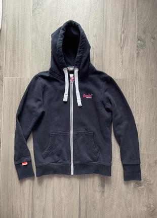 Кофта зип худи фирмы superdry в размере m , s