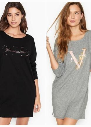 Домашнее платье туника футболка пижама victoria's secret