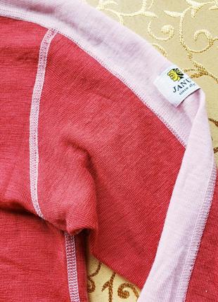 Janus детская термо кофта реглан свитер девочке 11-12-13л 146-152-158 100% шерсть мериноса подросток4 фото