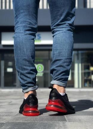 Чоловічі кросівки nike air max 270 black red 24 фото