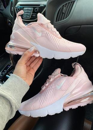 Жіночі кросівки nike air max 270 pink white 3 / smb