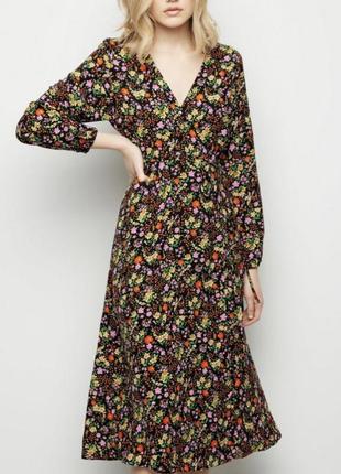 Платье new look в цветочный принт 36-s