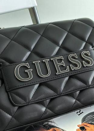 Сумка guess big logo black