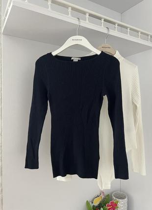 Свитер в рубчик h&m