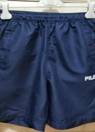 Фирменные шорты для спорта тренировок прогулок fila фила філа оригинал