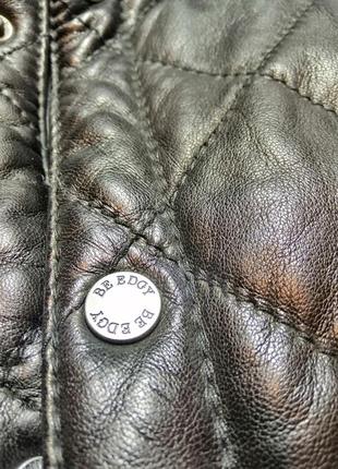 Куртка новая, зимняя, кожаная бренда beedgy (германия) р.m6 фото