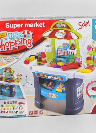 Игровой набор xiong cheng little kids shopping supermarket магазин (61 аксессуар)