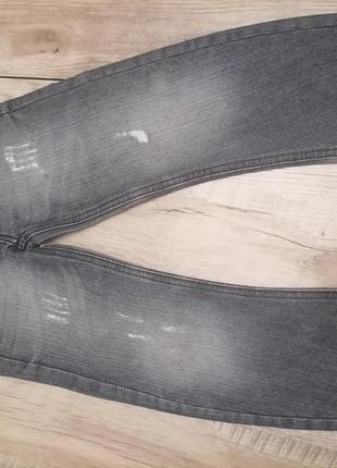 Штани джинсові denim б у на вік 5-6  років.   ріст 116 см.2 фото