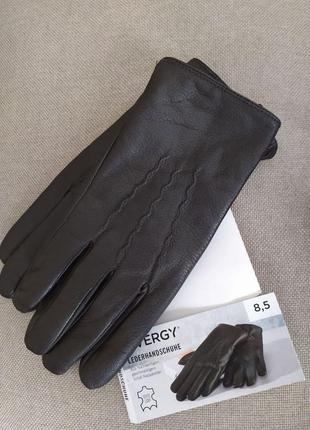 Шкіряні рукавиці чоловічі в розмірі 8.5.1 фото