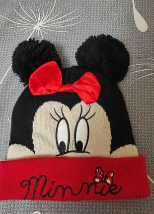 Шапка зимова подвійна minnie