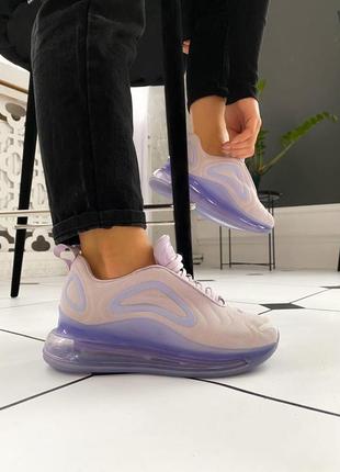 Жіночі кросівки nike air max 720 white violet4 фото